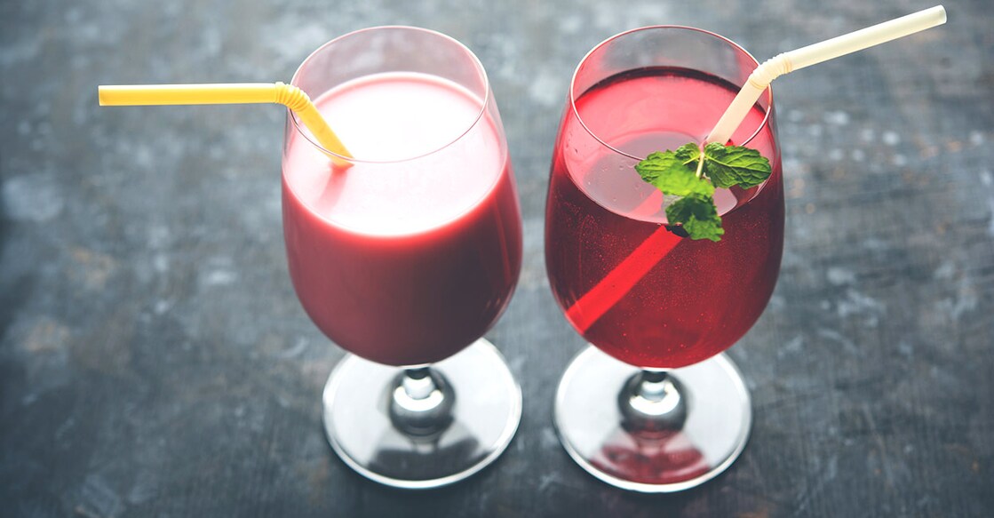 Rooh Afza is a syrup made of rose extract. Photo: iStock/Arundhati Sathe