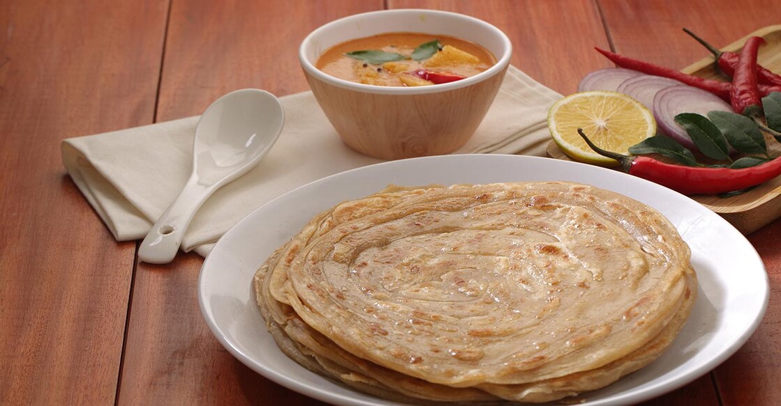 This version of porotta is made without adding eggs. Representative image/iStock/AALA IMAGES