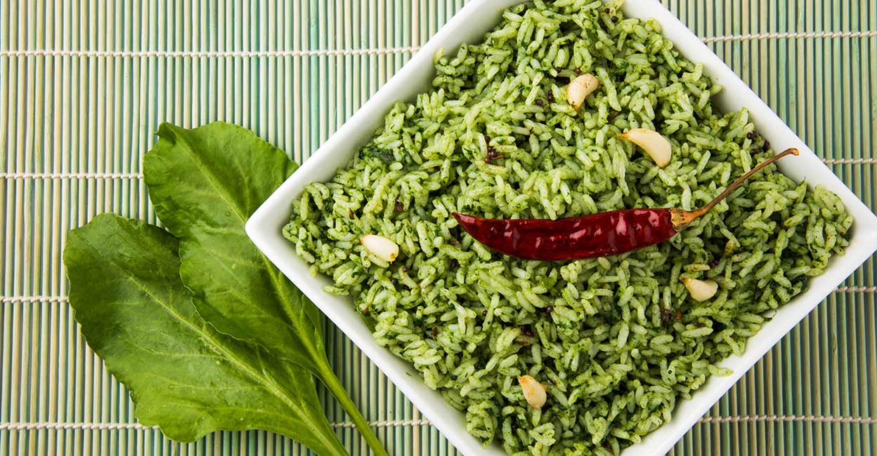 Palak rice. Photo: Shutterstock/StockImageFactory.com