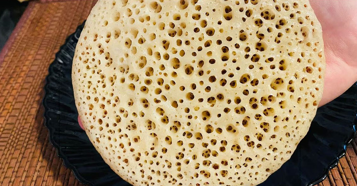 This appam's batter can be made easily with instant yeast. Photo: Deepti