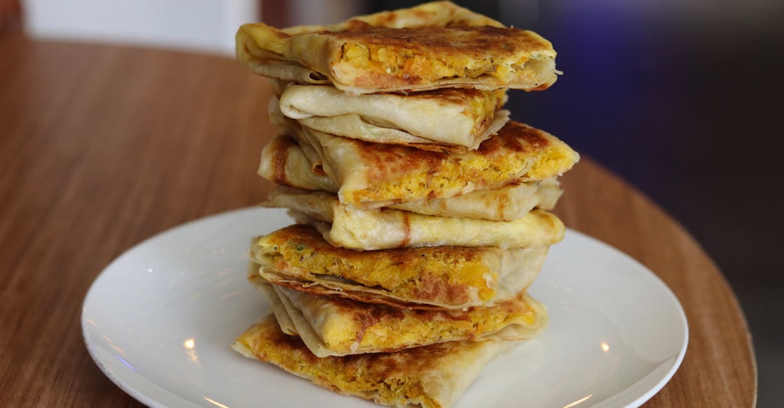 Kerala porotta lovers should give the Ceylon chicken paratha a try. Photo: Chef Arun Vijayan