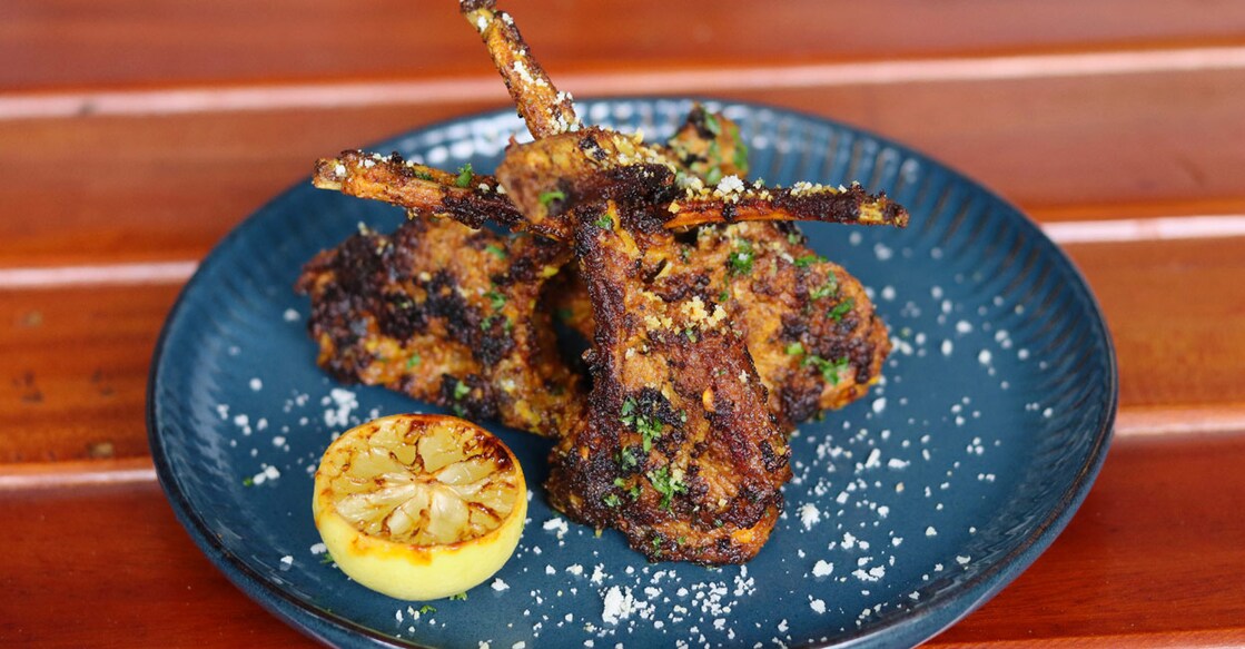 Moroccan lamb chops are often served with salads. Photo: Chef Arun Vijayan