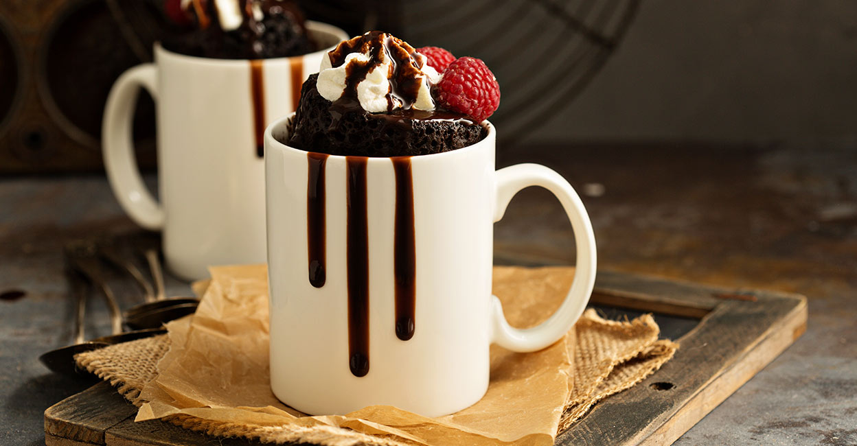 Chocolate mug cake. Photo: Shutterstock/Elena Veselova