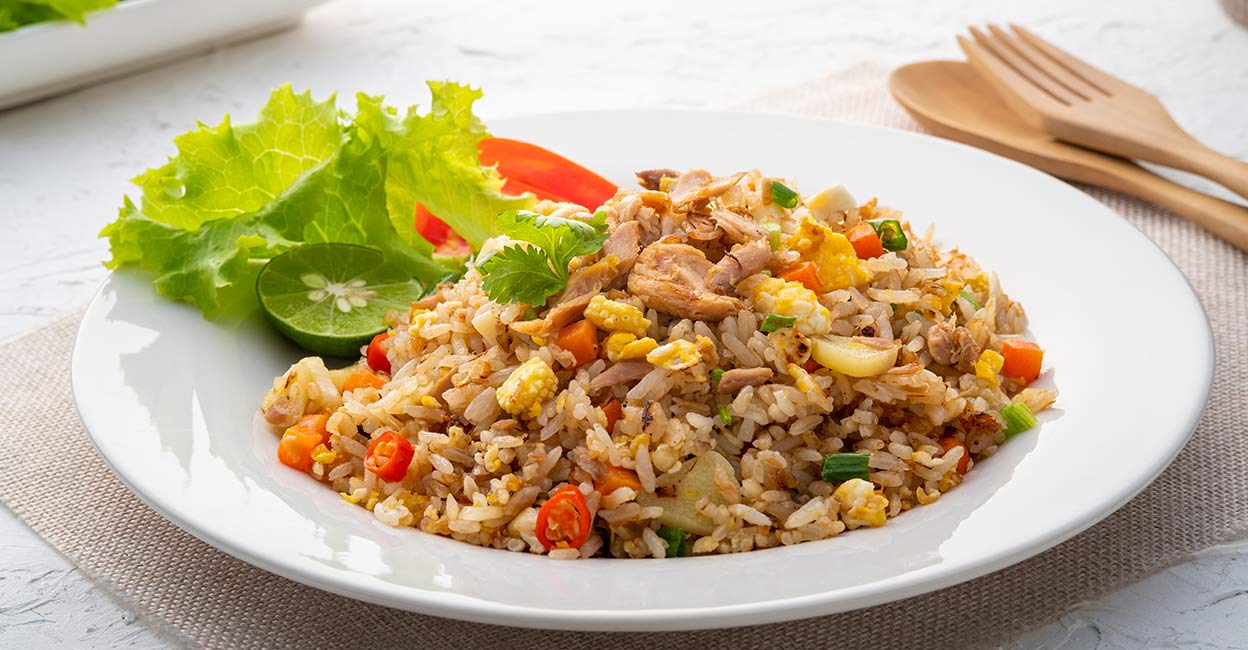 Fish fried rice. Fish fried rice. Photo: Shutterstock/Kritchai7752