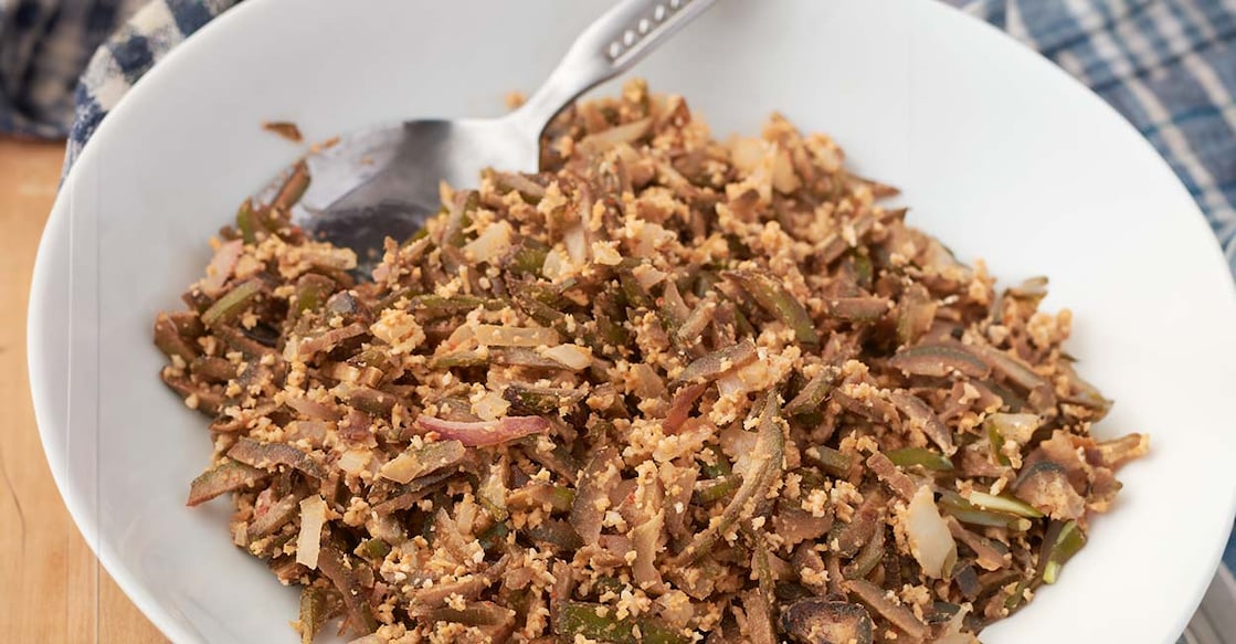 Banana peel stir fry. Banana peel stir fry. Photo: Shuttestock/Shamils