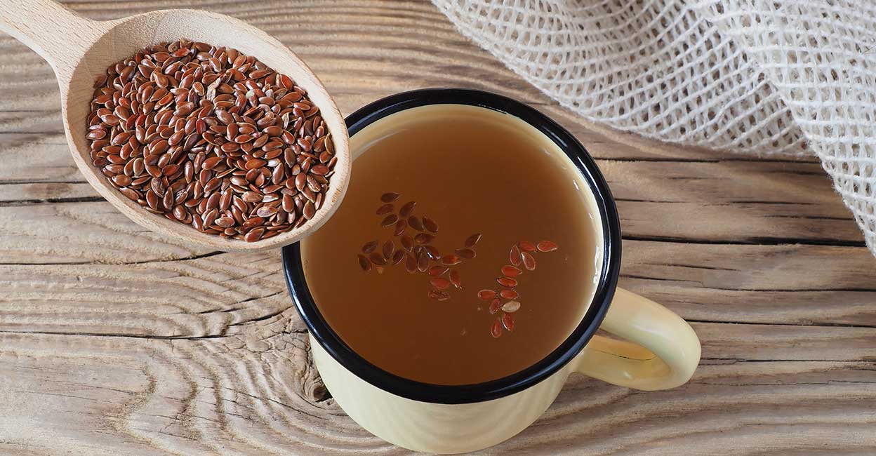 Flaxseed tea Flaxseed tea. Photo: iStock/Elena Zakharova