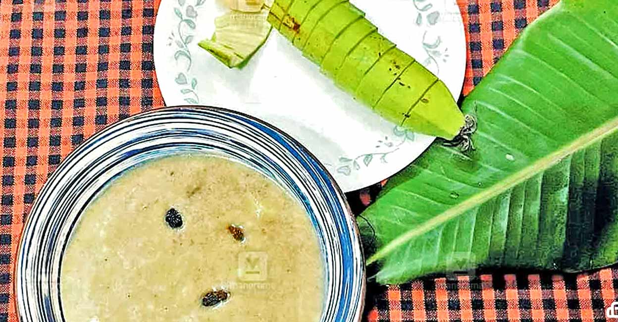 Uncooked robusta banana payasam. Photo: Karshakashree