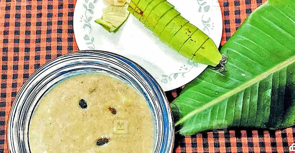 Uncooked robusta banana payasam. Photo: Karshakashree