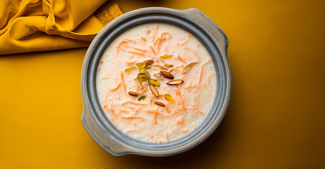 Carrot vermicelli payasam. Photo: Shutterstock/StockImageFactory.com