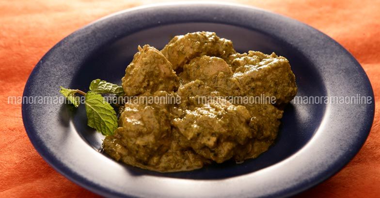 Green chicken curry
