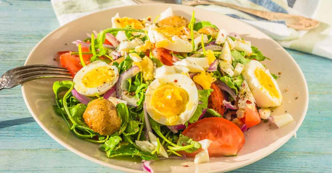 Healthy egg salad