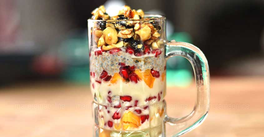 A cool healthy home-made shake A cool healthy home-made shake