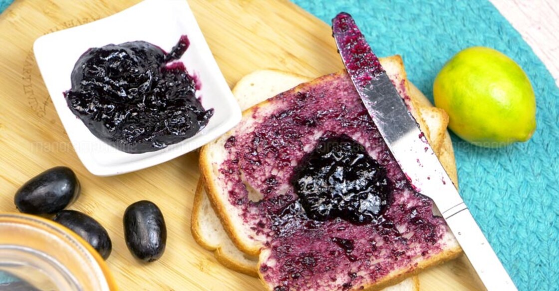 homemade grape jam