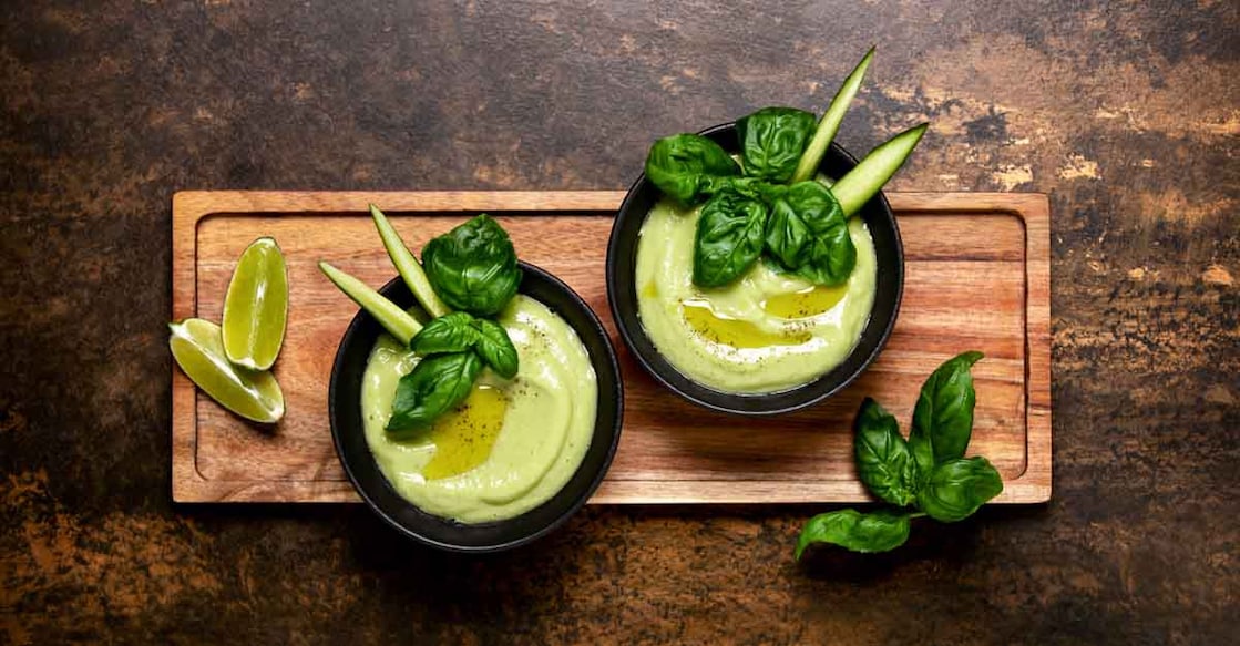cucumber avocado cold soup