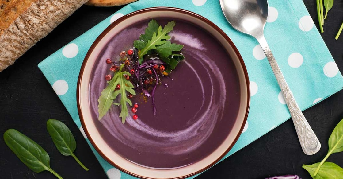 Healthy red spinach soup Healthy red spinach soup