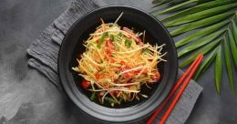 Raw papaya salad Raw papaya salad