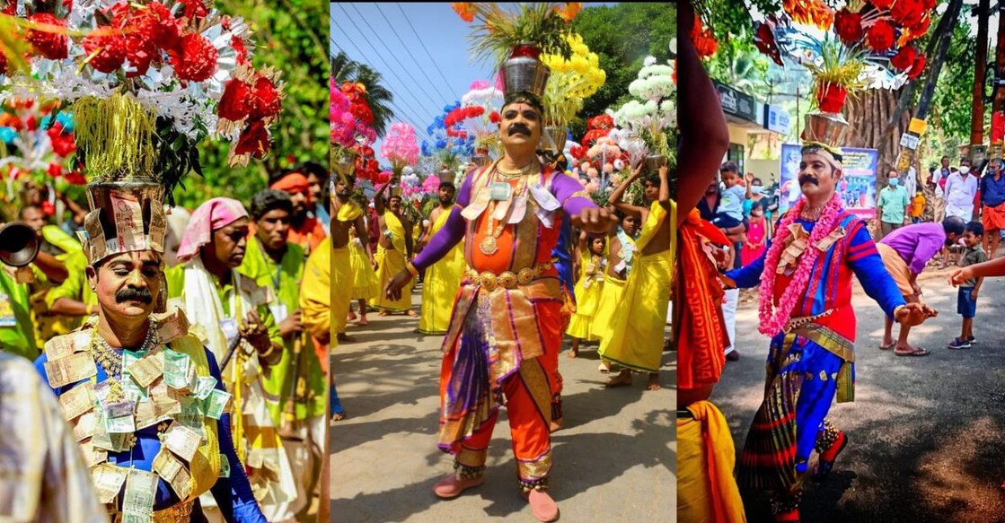 Hassanarkumbhakudam-jpeg Hassanar49,, who hails from Muslim community has been performing Kumbha kudam dance procession since he was 11.