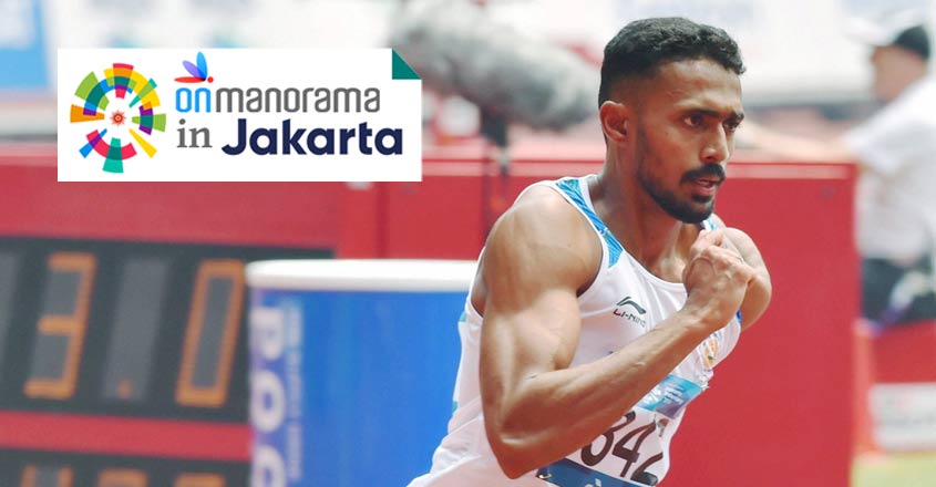 The 23-year-old from Nilamel in Kollam underlined his growth as one of the best quarter-milers in continent by winning a sliver at the Asian Games.