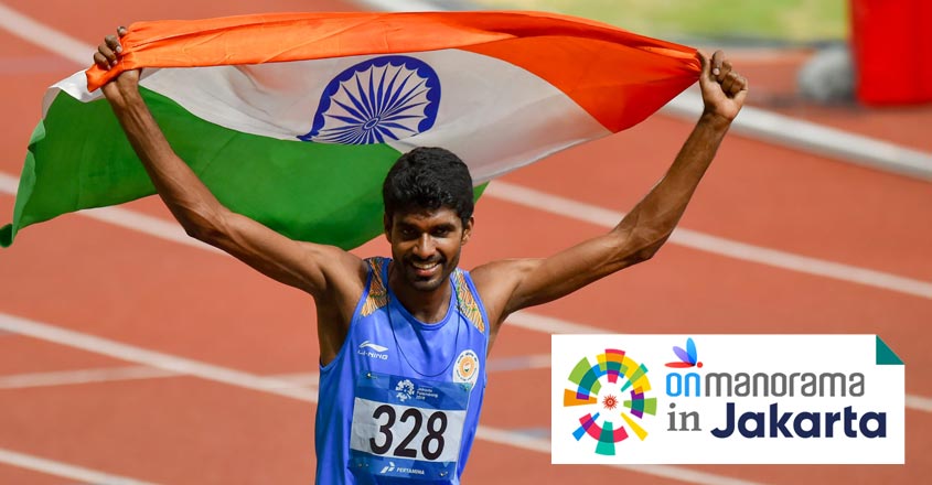 Asian Games: Jinson Johnson wins gold in men's
