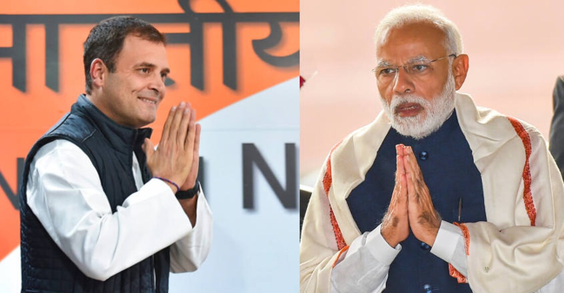 Rahul Gandhi, Narendra Modi
