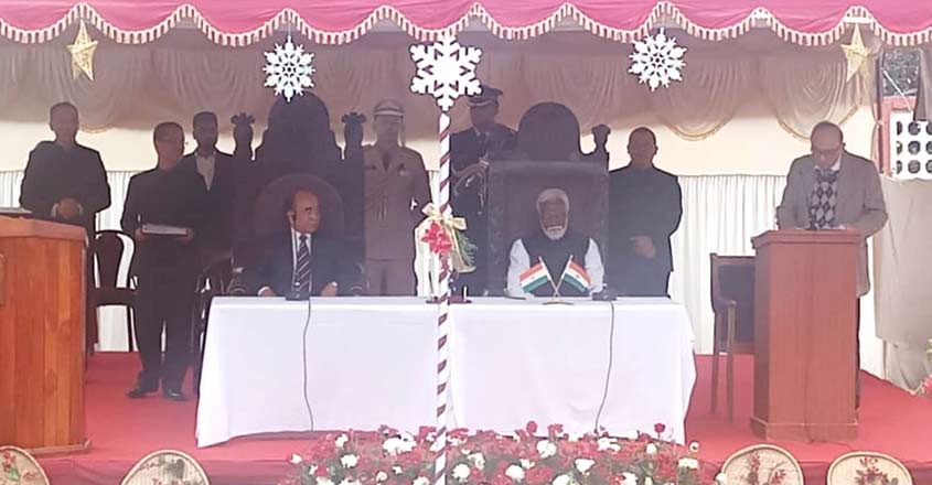 Zoramthanga sworn in as new Mizoram CM
