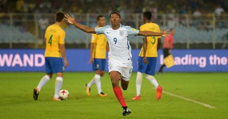 FIFA U-17 World Cup: Brewster hat-trick fires England past Brazil into final