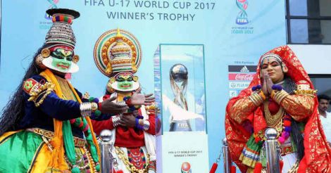 World Cup trophy arrives in Kochi
