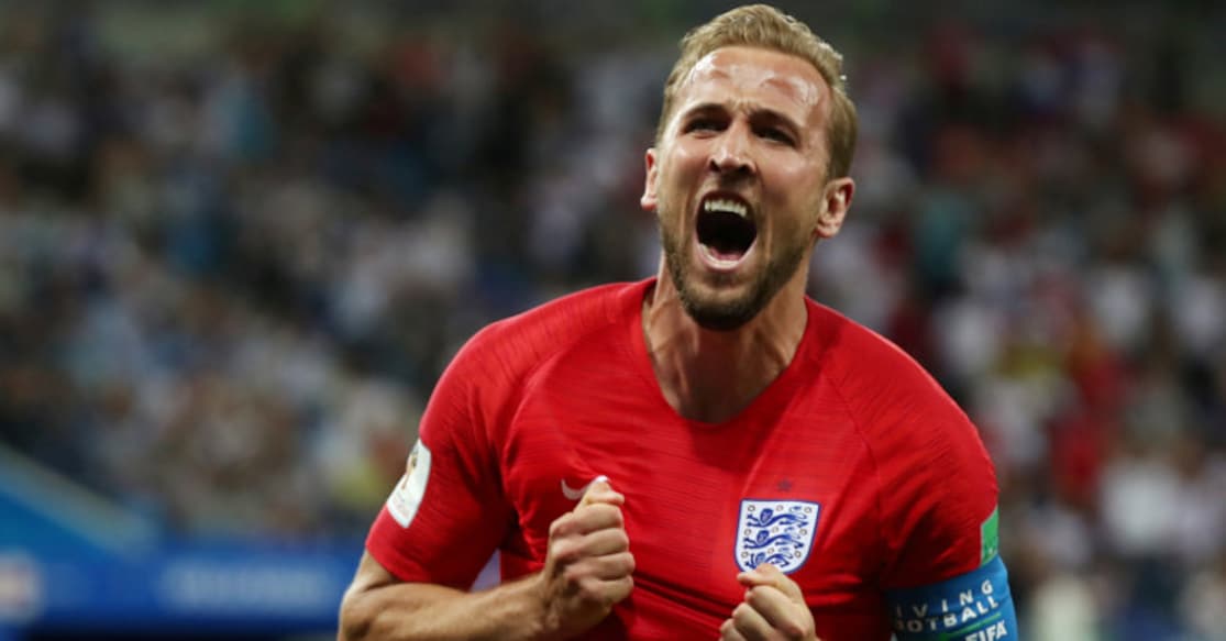 Kane England's Harry Kane celebrates scoring their second goal against Tunisia. Photo: Reuters