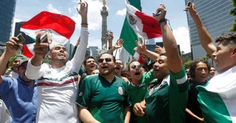 Jubilant Mexicans trigger 'artificial' earthquake 