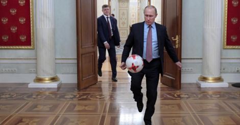 Putin revels in Russia's unexpected World Cup form