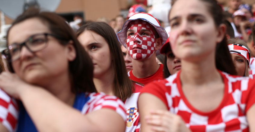 Pride and tears for Croatians after World Cup final loss