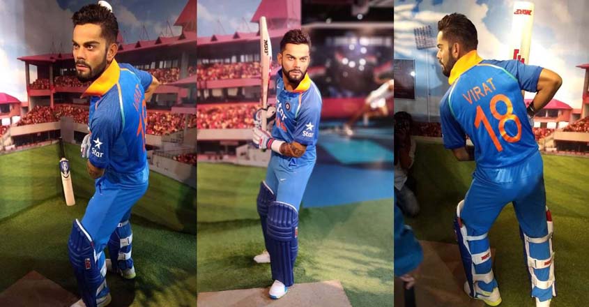 Kohli's wax statue unveiled at Lord's to mark ICC World Cup launch