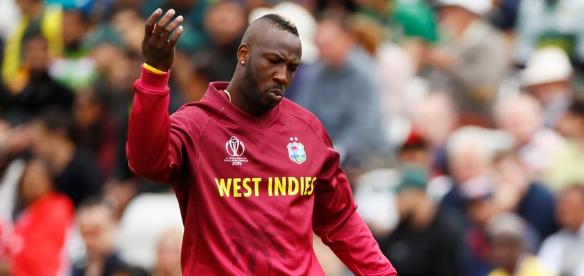 Injured Andre Russell ruled out of World Cup