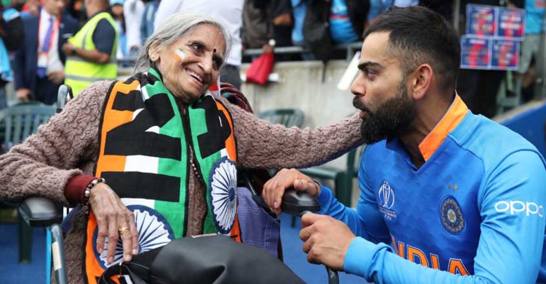 Team India's 87-year-old fan steals the limelight at World Cup