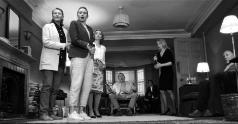 The Party: a black comedy in black and white
