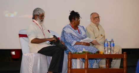 Haile Gerima at Aravindan Memorial lecture