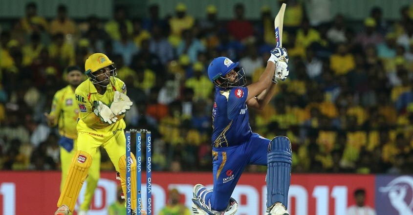 IPL: Rohit helps Mumbai post 155/4 against CSK