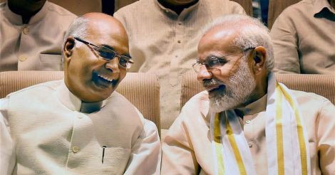 Ram Nath Kovind and Narendra Modi
