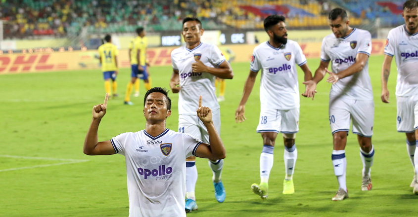 Lallianzuala Chhangte silenced the home crowd with a second-half brace as CFC prevailed over KBFC away from home in the Hero ISL.   