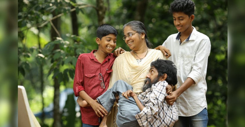 Johnson, Usha and children