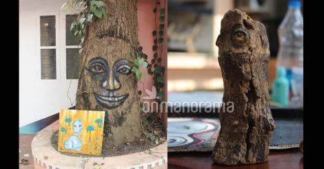 This German couple discover faces of nature on trees trunks