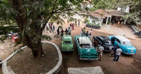 Vintage cars roll into Biennale for Republic Day rally