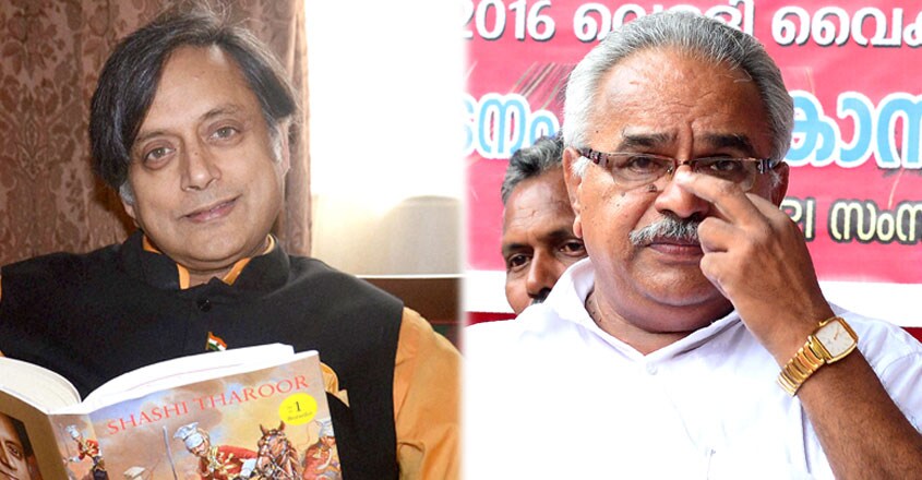 CPI leaders want Kanam to take on Tharoor in Thiruvananthapuram