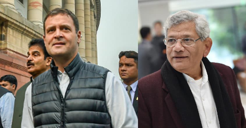 Rahul Gandhi, Yechury