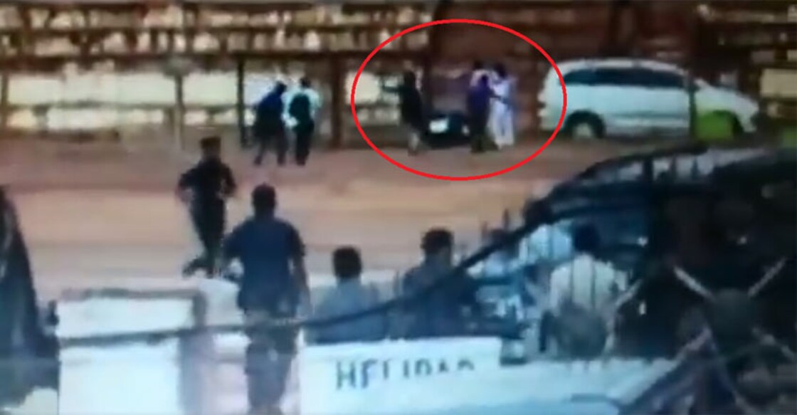 Screengrab video tweeted by @srivatsayb