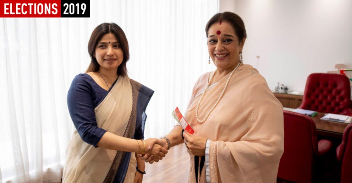 Days after Shatrughan's Congress entry, wife Poonam joins SP