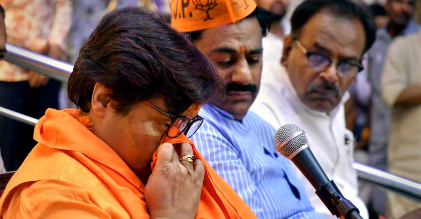 Who is Sadhvi Pragya, and why is she triggering national outrage