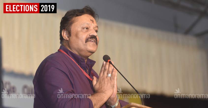 Suresh Gopi is NDA candidate from Thrissur