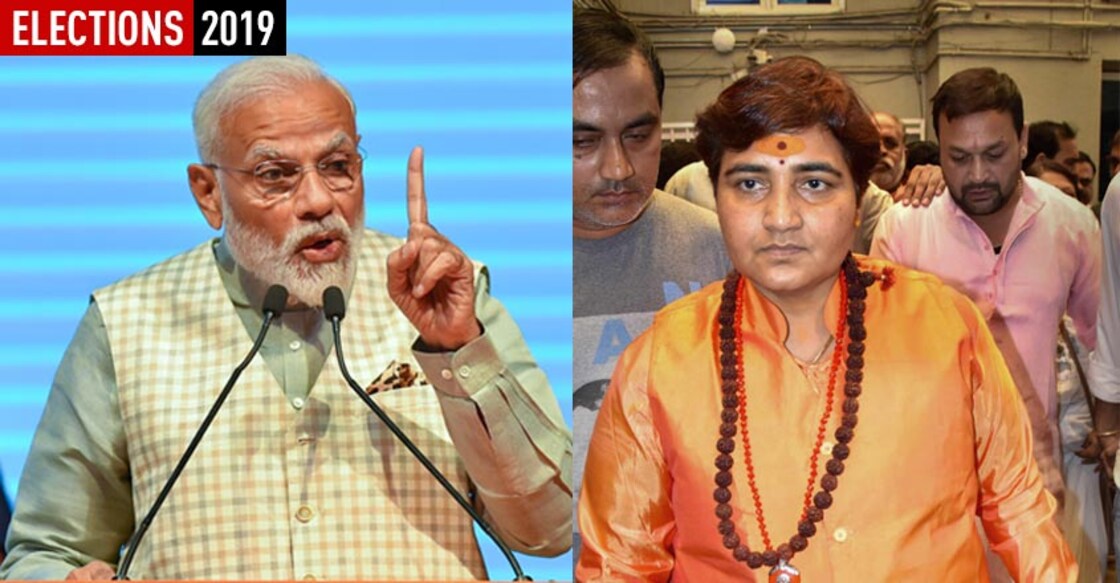Modi backs fielding Sadhvi Pragya who insulted 26/11 martyr Karkare 