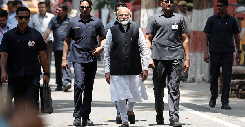 PM Modi files nomination papers from Varanasi, NDA leaders in tow
